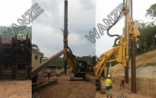 Basement carpark construction, Australia